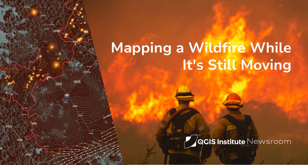 Mapping a Wildfire While It's Still Moving